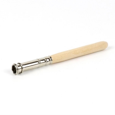 pencil extender, 8mm, round, metal/wood - 1 piece
