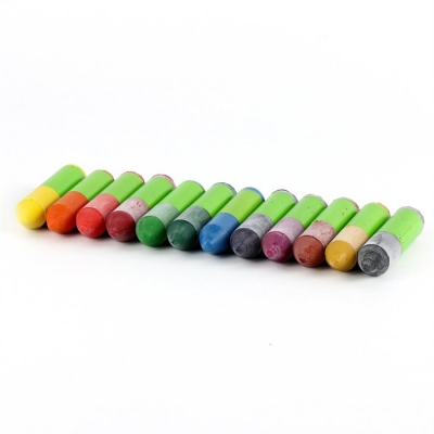 mini wax crayons Gnome nawaro, wooden box FSC-certified - 12 colors