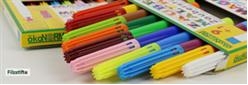 The wide variety of our felt-tip pens...