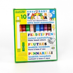 easy baby felt-tip pen, 5mm, easily washable - 10 colors