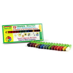 WAX Tex nawaro, Textil Wachsmaler - 15 Farben