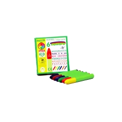 Wachskreide nawaro, Kartonetui - 6 Farben
