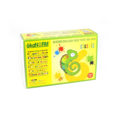 finger paints nawaro, 6-color set "classic" - red, yellow, green, blue, brown, black
