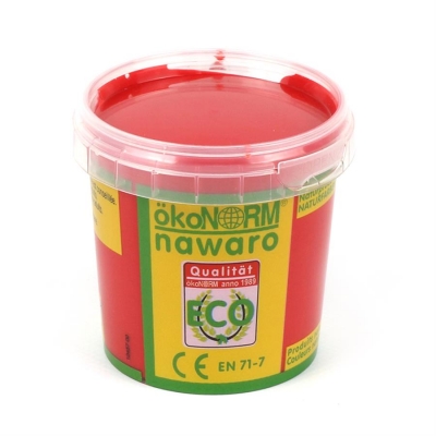 finger paint nawaro, 150g cup - red