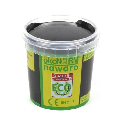 finger paint nawaro, 150g cup - black