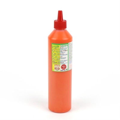 finger paint nawaro, 500ml bottle - orange