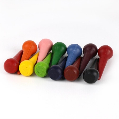 wax color cones, carton - 12 colors