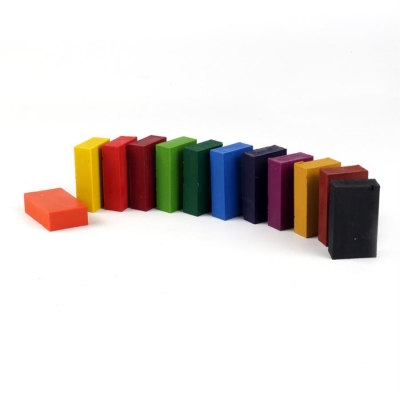 wax blocks nawaro, carton - 12 colors