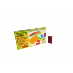 Wachsmalblock nawaro, Kartonetui, 12 St�ck - pink