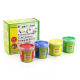 Fingerfarben nawaro, 4er Set A - rot, gelb, gr&uuml;n, blau