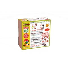 finger paints nawaro, 4-color set B - orange, brown,...