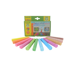 Macre blackboard chalk 12 crayons, 12 colors, cardboard box