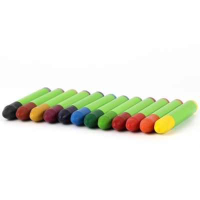 wax crayons nawaro, wooden box FSC-certified - 12 colors