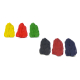Waxfigure "Carbo" nawaro, 6er "Classic" (yellow, red, blue, green, maroon, black)