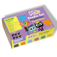 finger paints Milo, 6 color set, black, orange, cyan, purple, green, yellow