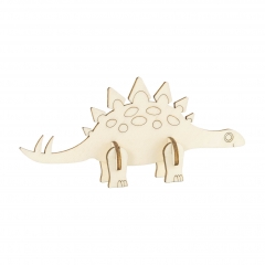 Holz- Steckfigur -  Stegosaurus