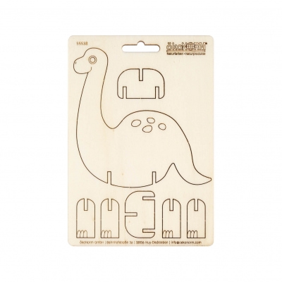 Wooden figure -Brontosaurus