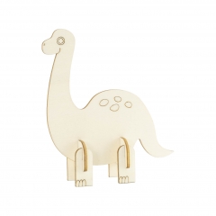 Wooden figure -Brontosaurus