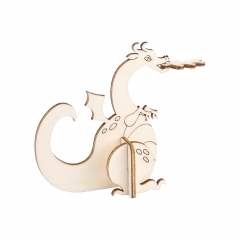 Holz- Steckfigur -  Drache