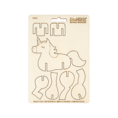Holz- Steckfigur -  "Einhorn"