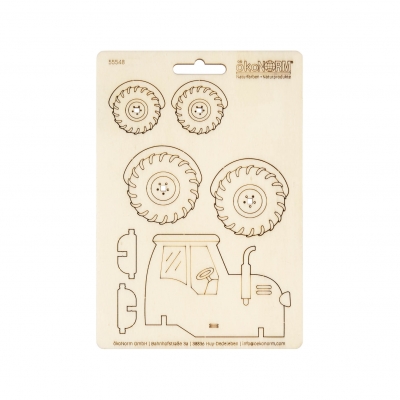 Wooden figure -Tractor