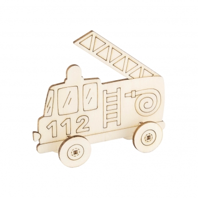 Holz- Steckfigur -  Feuerwehr