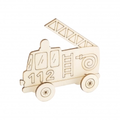 Holz- Steckfigur -  Feuerwehr