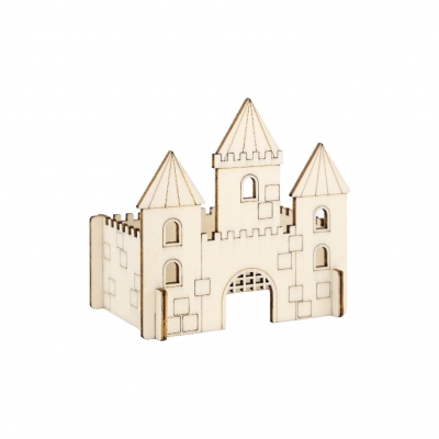 Wooden figure -Ecofee castle