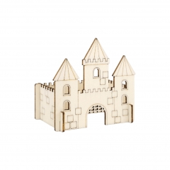 Wooden figure -Ecofee castle