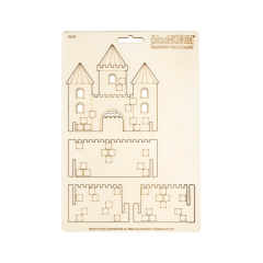 Wooden figure -"Ecofee castle"