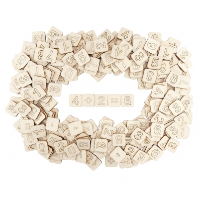 Wooden figure -numbers